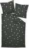 Janine J.D. Mako-Satin Bettwäsche 240x220 Punkte Streifen schwarz sand 87089-07 Bild 2
