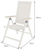 riess-ambiente Gartenstuhl DESIGNO taupe / natur · wetterfester klappbarer Hochlehner (Einzelartikel, 1 St), Balkonstuhl mit verstellbarer Rückenlehne · aus Aluminium & Polyester Bild 3