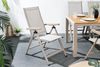 riess-ambiente Gartenstuhl DESIGNO taupe / natur · wetterfester klappbarer Hochlehner (Einzelartikel, 1 St), Balkonstuhl mit verstellbarer Rückenlehne · aus Aluminium & Polyester Bild 4