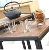 Set de 2 Tables basses Gigognes décor Chêne et métal Noir - Riverside Bild 4