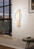 Eglo 99466 LED Wandleuchte BOYAL in Eichenholz (Eichenfurnier) L:30cm B:7,5cm H:56cm 3000K Bild 4