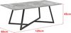 Couchtisch Mosta 120 x 60 x 45 cm Betonoptik en. casa Bild 2