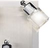 COB LED Decken- und Wandleuchte aus Chrom und Glas Bild 4