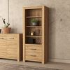 FORTE Havanna Regal, Holzwerkstoff, Braun, 77 x 185,3 x 42,2 cm Bild 2