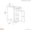 Flex-Well Unterschrank Nano (B x H x T) 30 x 85/86 x 60 cm Bild 5