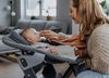 Hauck Alpha Bouncer Premium Light Grey Babywippe Bild 3
