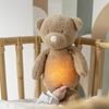 Nattou Nachtlicht Bär, Kuscheltier, Plüsch/Polyester, 19 cm, Sleepy, Braun Bild 4