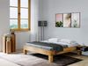 Möbel-Eins CURBY 4-Fuß-Bett ohne Kopfteil, Material Massivholz, rustikale Altholzoptik, Fichte vintage 120x200 cm Standardhöhe Bild 2