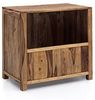 Badmöbelset Laros 2-teilig 80 cm Akazie massivum Waschtisch mit Spiegel braun Landhaus rustikal Badezimmer Möbelset 80x75x45 cm Bild 5