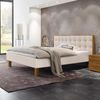 Hasena Dream Pronto Noah Polsterbett 180x200 cm Wildeiche natur, geölt - Fusshöhe 25 327-Pepe beige Bild 2