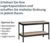 Schulte Schwerlast- Steckregal Blackline 430x1000x400mm mit 2 Böden aus Holz 150kg Fachlast Bild 5