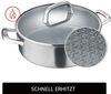 Berndes Tricion Resist Servierpfanne mit Glasdeckel, Pfanne, 3-Schicht-Material, Silber, 28 cm, 099212 Bild 3