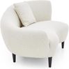 Atlantic Home Collection Olivia Chaiselongue, Massivholz, Creme, 176B x 97T x 76H cm Bild 4