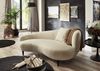 Atlantic Home Collection Olivia Chaiselongue, Massivholz, Creme, 176B x 97T x 76H cm Bild 2
