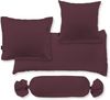 Fleuresse Mako-Satin-Kissenbezug uni colours pflaume 4074 Bild 3