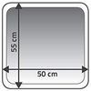 Ridder Badematte La Ola grau, Höhe 55 mm, 100% Polyester-Microfaser Bild 4
