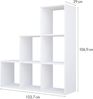 Polini Home Treppenregal weiß mit 6 Fächern Bild 3