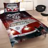 BERONAGE Kinderbettwäsche VW Volkswagen Bulli Bettwäsche Originals Linon / Renforcé Übergröße, 100% Baumwolle, 2 teilig, 155x220 cm / 80x80 cm Bild 2