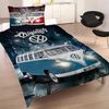 BERONAGE Kinderbettwäsche VW Volkswagen Bulli Bettwäsche Originals Linon / Renforcé Übergröße, 100% Baumwolle, 2 teilig, 155x220 cm / 80x80 cm Bild 3