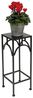 DanDiBo Blumenhocker Metall Schwarz Eckig 50 cm Blumenständer 96132 S Beistelltisch Blumensäule Modern Pflanzenständer Pflanzenhocker Bild 5