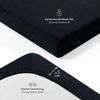 Blumtal® Frottee Spannbettlaken - Kuschelig weiches Bettlaken 180x200 cm, Oeko-Tex 100 Zertifiziert, bis 22cm Matratzenhöhe, Dark Ocean Blue -blau Bild 3