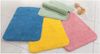 Spirella Badteppich Badematte Duschvorleger CAMPUS 100% Baumwolle Hochflor | flauschig | rutschhemmend | geeignet für Fußbodenheizung | 50x70 cm | Nachtblau Bild 2