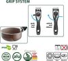 BRUNNER Topf-Set BRUNNER Camping Kochtöpfe Alu CHOCOLATE Platzsparend, Stapelbar, (7-tlg) Bild 5