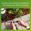 Philips Caper Sockel-/Wegeleuchte 1 5 W Außen-Bodenbeleuchtung Schwarz Aluminium Kunststoff IP44 Garten III Bild 5