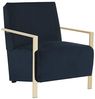 SAFAVIEH Modern Upholstered Accent Chair, in Navy Bild 4