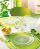 6er Set Teller Aspen 14,5cm Glas Puddingteller Bild 2