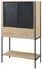 Beistellschrank Tysnes 140x80x40 cm Schwarz/Eiche [en. casa] Bild 4