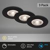 Di-Ka LED Einbauleuchte Kulana 3er Set schwarz-matt Ø 9 cm 4,9 W warmweiß Bild 2