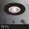 Di-Ka LED Einbauleuchte Kulana 3er Set schwarz-matt Ø 9 cm 4,9 W warmweiß Bild 3