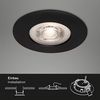 Di-Ka LED Einbauleuchte Kulana 3er Set schwarz-matt Ø 9 cm 4,9 W warmweiß Bild 4