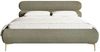 Selsey Polsterbett 160x200 cm Cord Olivgrün – Bett mit Stauraum und Bettkasten, gepolstertes Bett mit Lattenrost und Metallrahmen, Doppelbett Schlafzimmer mit goldfarbenen Füßen und Gasdruckfedern Bild 5