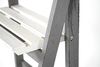Kobolo Regal Stufenregal WHITE-GREY aus Paulownia-Holz Bild 5