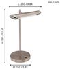 Eglo 97913 LED Tischleuchte CASAMARTE nickel-matt L:25cm B:17cm H:35,5cm Bild 3