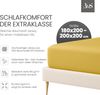 Jersey Spannbettlaken gelb 180x200 - 200x200 cm Höhe bis 35cm Bild 2