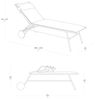 Lafuma Miami II Haut BeComfort® Duo Sonnenliege Dark Grey LFM5174.8902 Bild 3