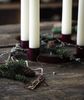 IB Laursen Advents Anhänger Set 1-4 Kerze Zahlen rot Tannen Baum Metall Xmas Bild 3