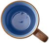 BITZ Kaffeetasse 300ml Wood Ocean 4er Set Set 0 3 l Blau Holz Steingut Becher Universal Bild 3