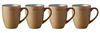 BITZ Kaffeetasse 300ml Wood Ocean 4er Set Set 0 3 l Blau Holz Steingut Becher Universal Bild 1