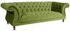 Ivette Sofa 3-Sitzer Samtvelours Olive Buche Nussbaumfarben Bild 4