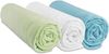 Lot de 3 draps housse Coton - 60x120 - anis blanc turquoise Bild 1