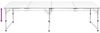 Campingtisch zusammenklappbar höhenverstellbar Aluminium 240 x 60 cm 41327 Bild 5