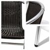 4 Stück Stabiler Aluminuim / Polyrattan Bistrostuhl stapelbar Bild 4