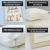 speecheese Dekokissen Schade, dass du gehst Papageitaucher Kissen Abschied Kollege Bild 4