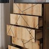 Kommode Hatto Eiche 78 x 120 cm mit 5 Schubladen Vicco Bild 4