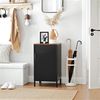 Songmics Sideboard Küchenschrank, Metallschrank, Tür mit Magnet, Stahlgestell, schwarz, 42,5 x 40 x 76 cm Bild 2