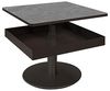 Funktionstisch Cendrine 67x67x45 höhenverstellbar Anthrazit/Marble Grigio 16251 Bild 3